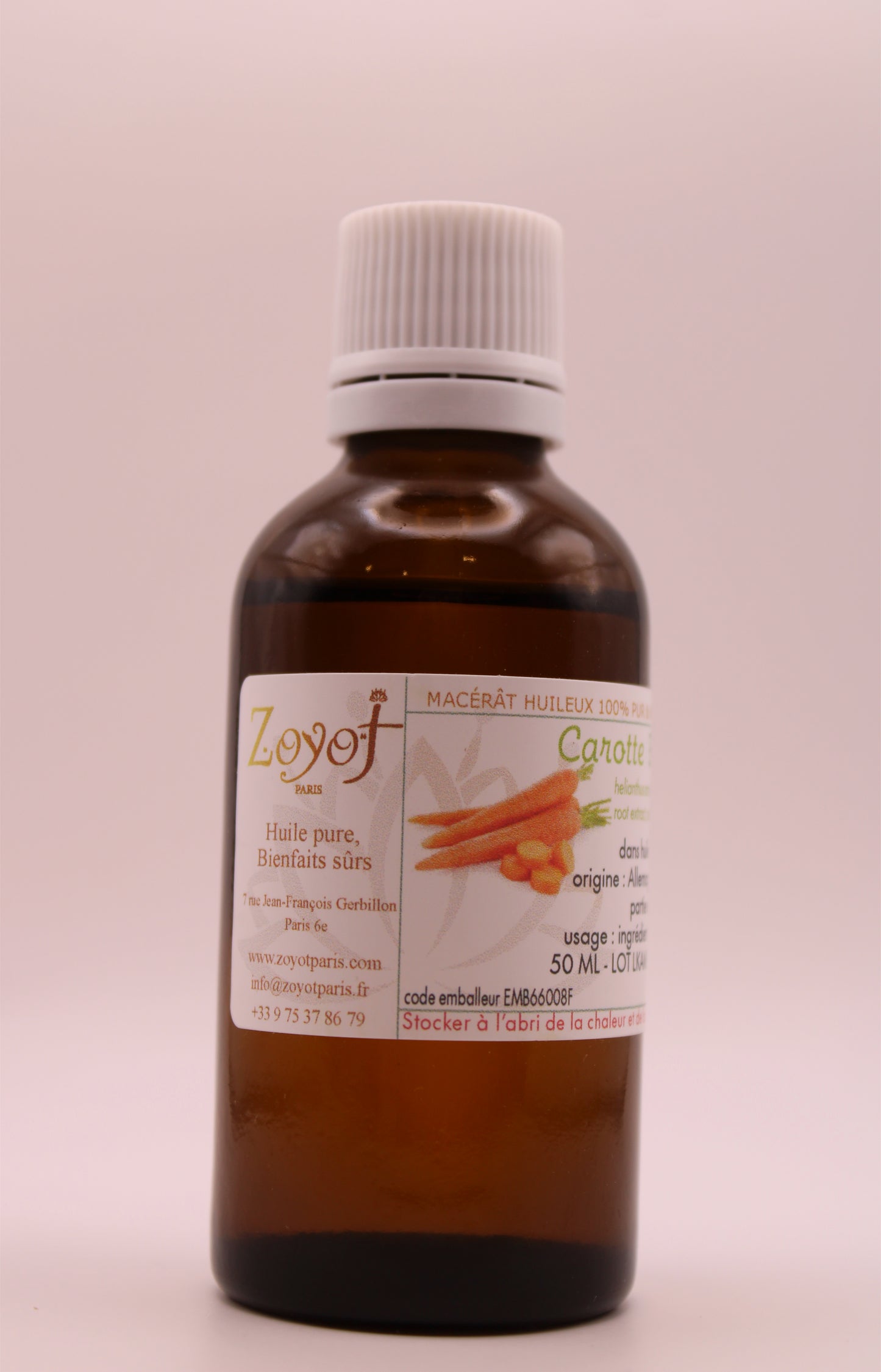 Macérât Huileux BIO de Carotte