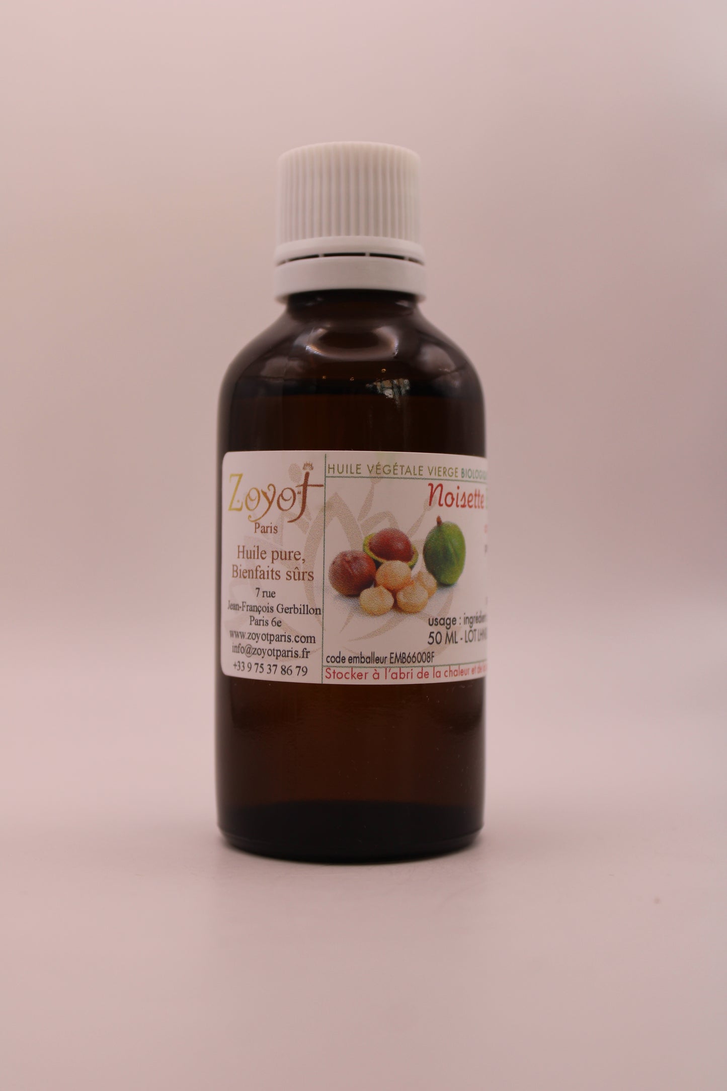 Huile Végétale BIO de Noisette
