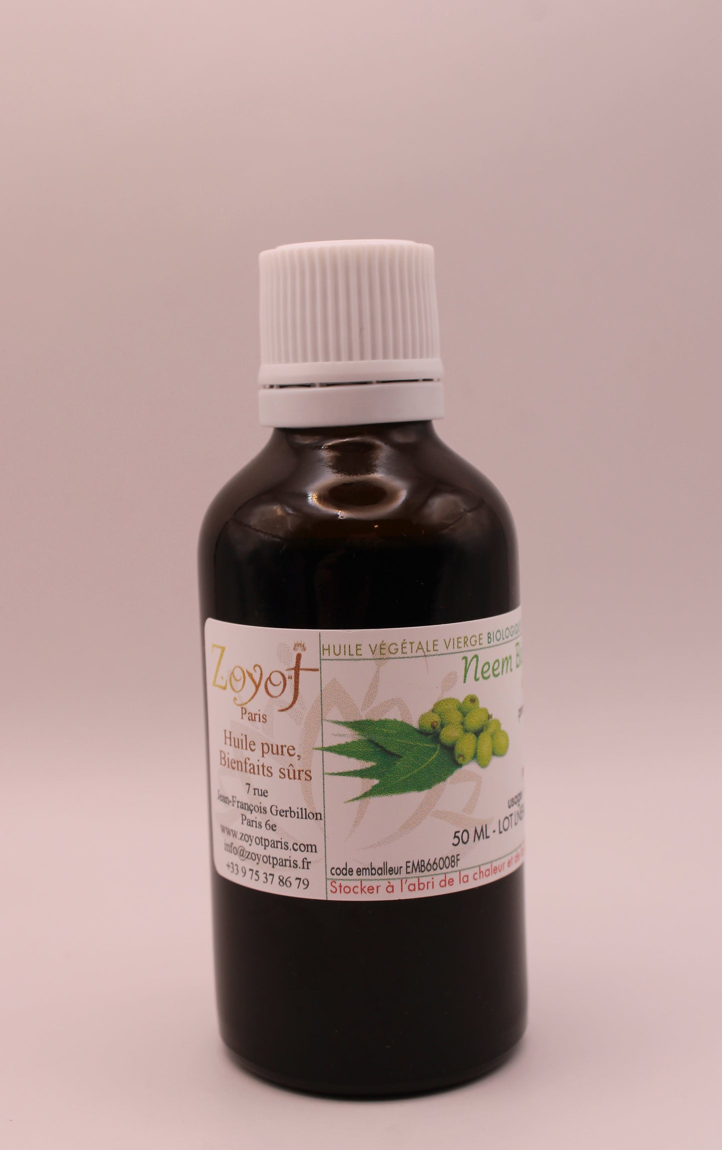 Huile Végétale BIO de Neem – 50 ml
