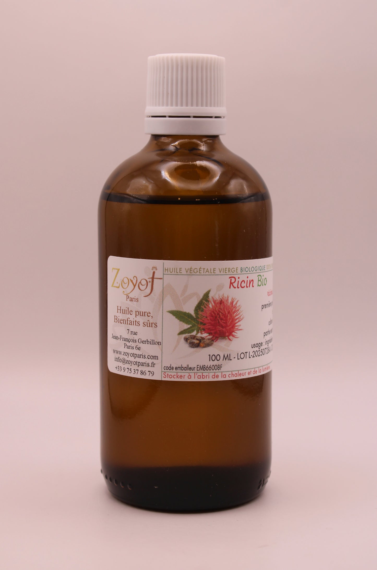 Huile Végétale BIO de Ricin