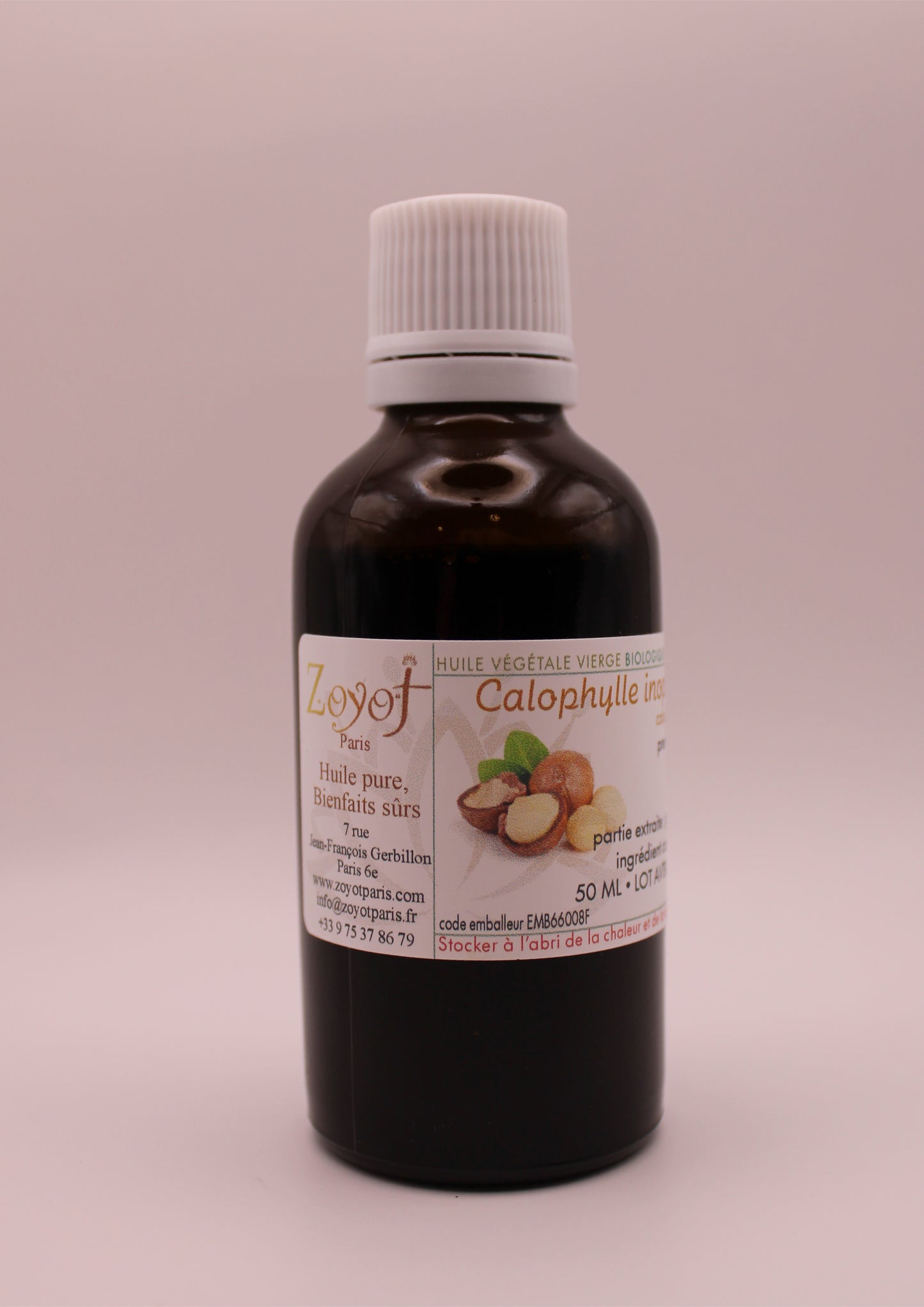 Huile Végétale Vierge BIO de Calophylle