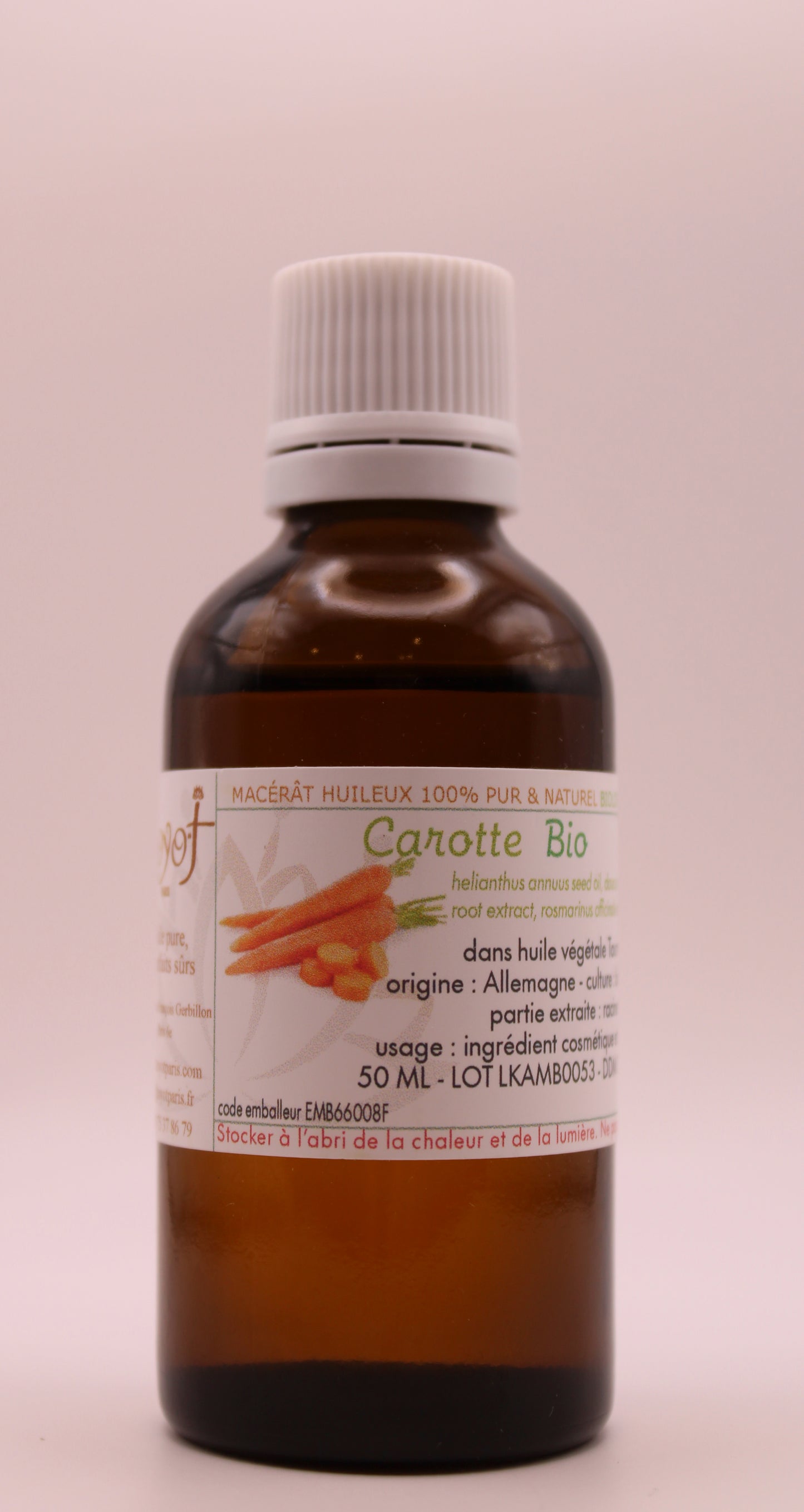 Macérât Huileux BIO de Carotte