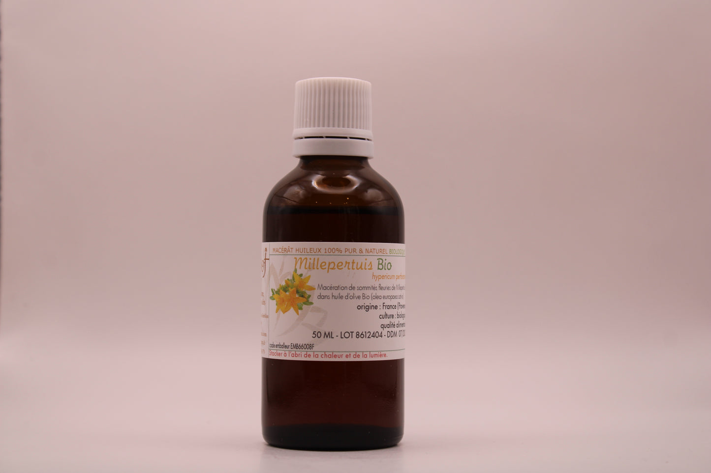 Macérât Huileux BIO de Millepertuis de Provence