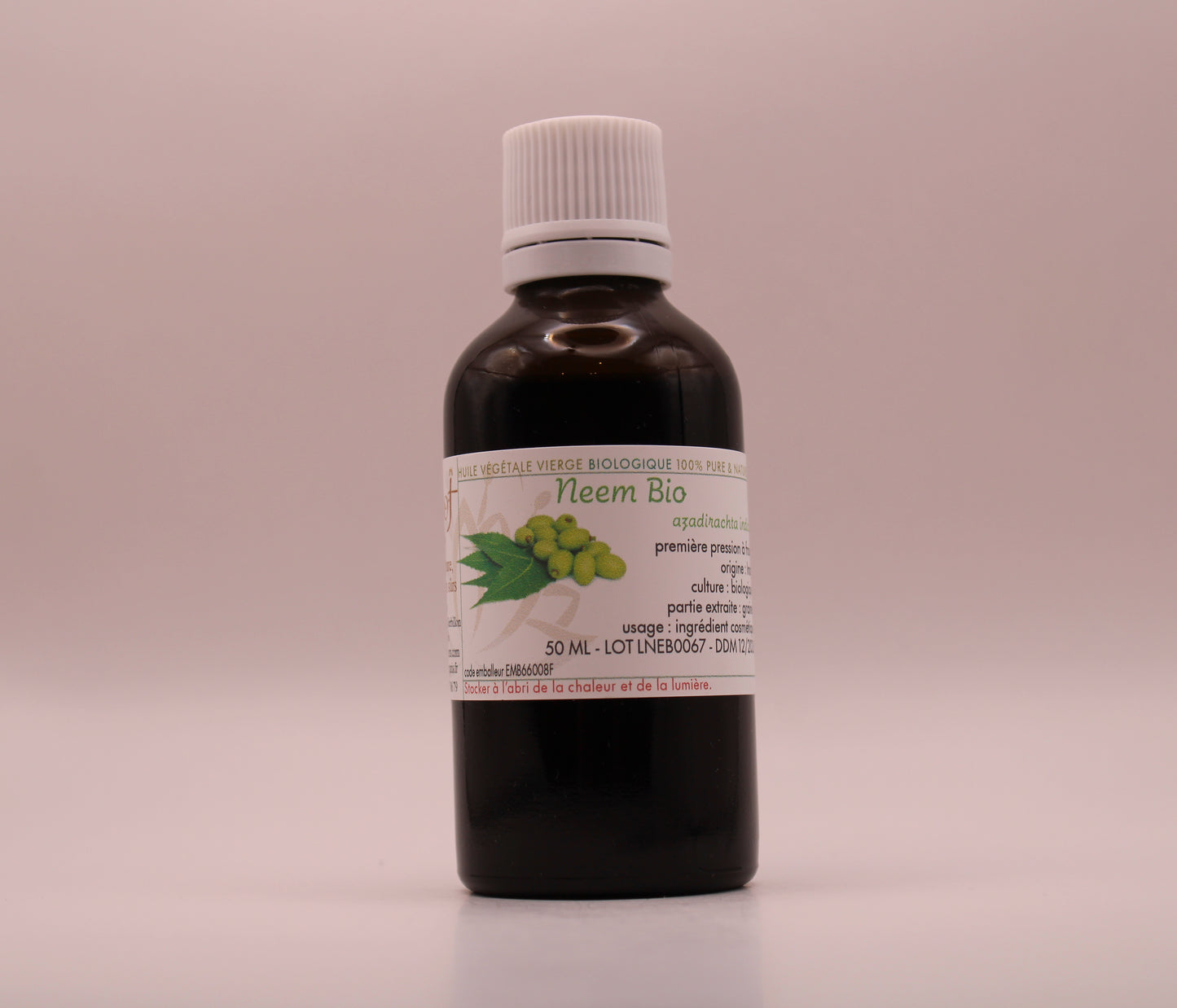 Huile Végétale BIO de Neem – 50 ml