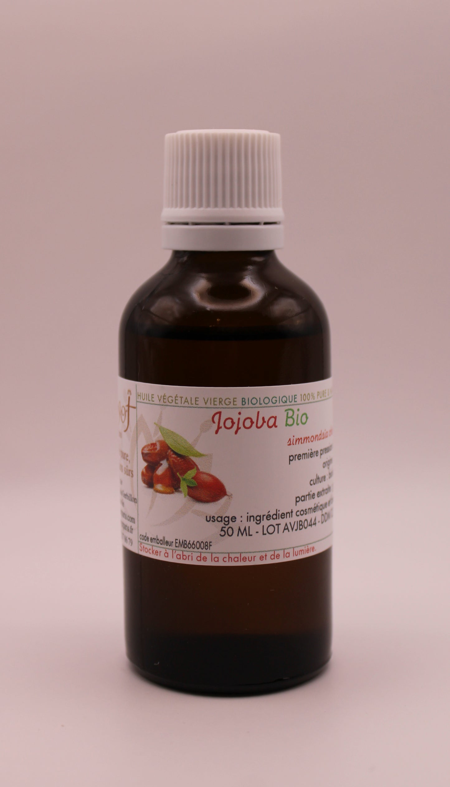 Huile Végétale BIO de Jojoba – 50 ml