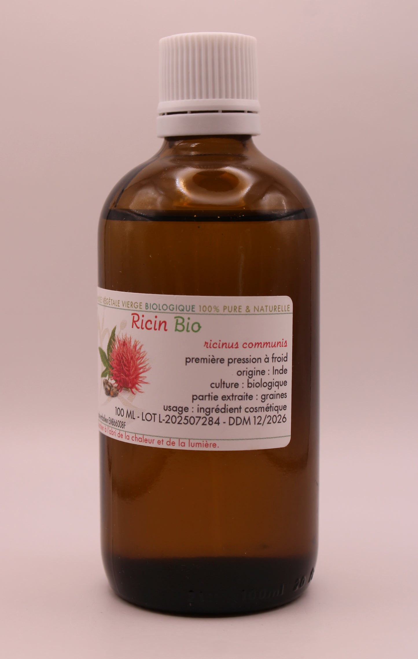 Huile Végétale BIO de Ricin