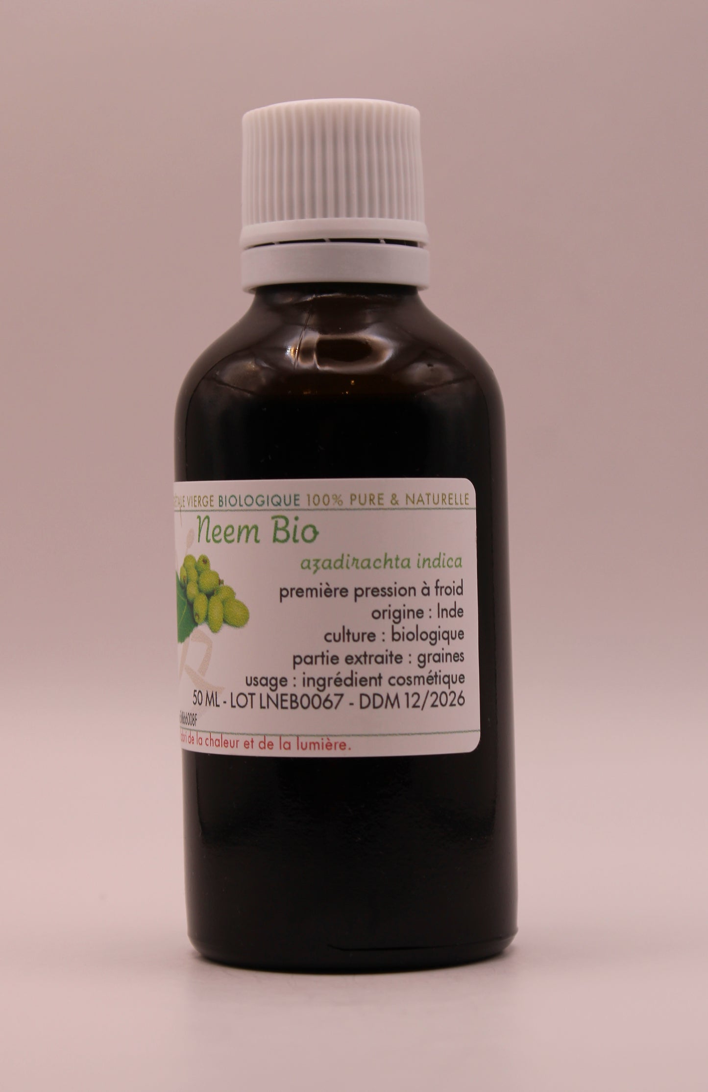 Huile Végétale BIO de Neem – 50 ml
