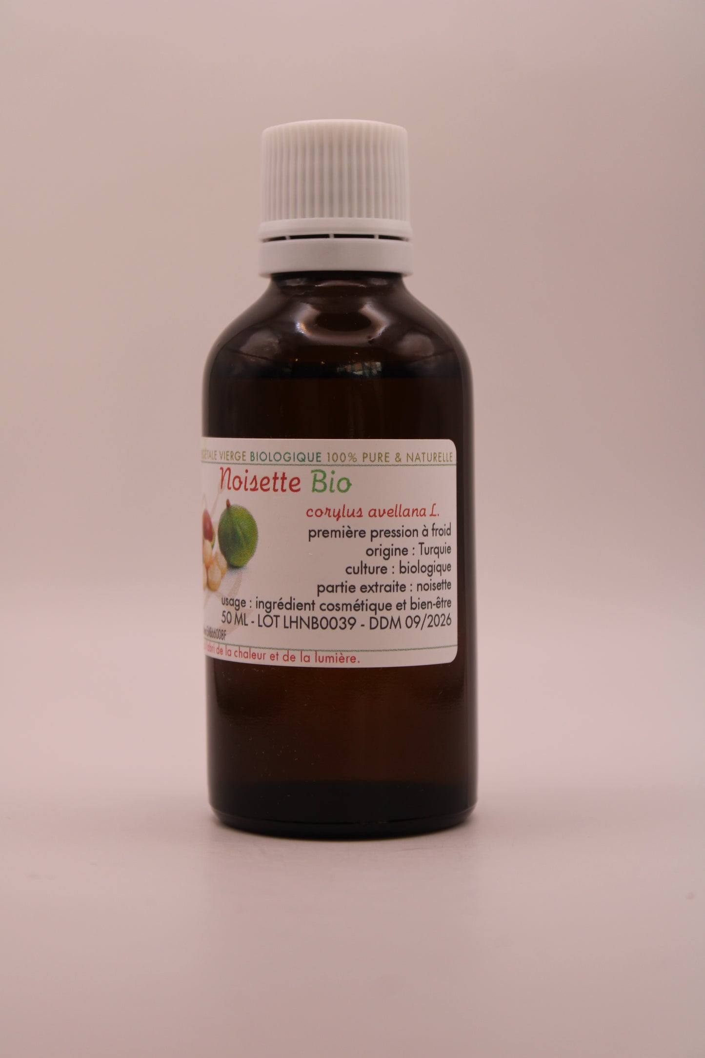 Huile Végétale BIO de Noisette