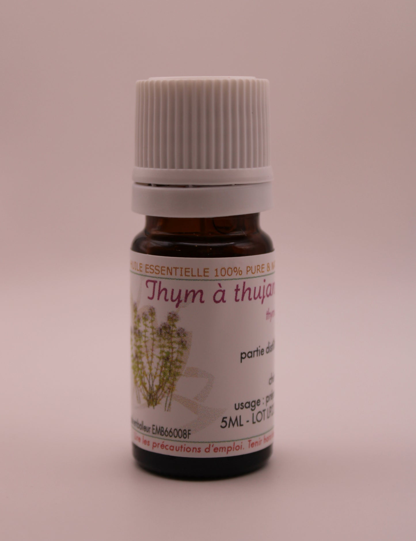 Huile Essentielle BIO de Thym à Thujanol de France