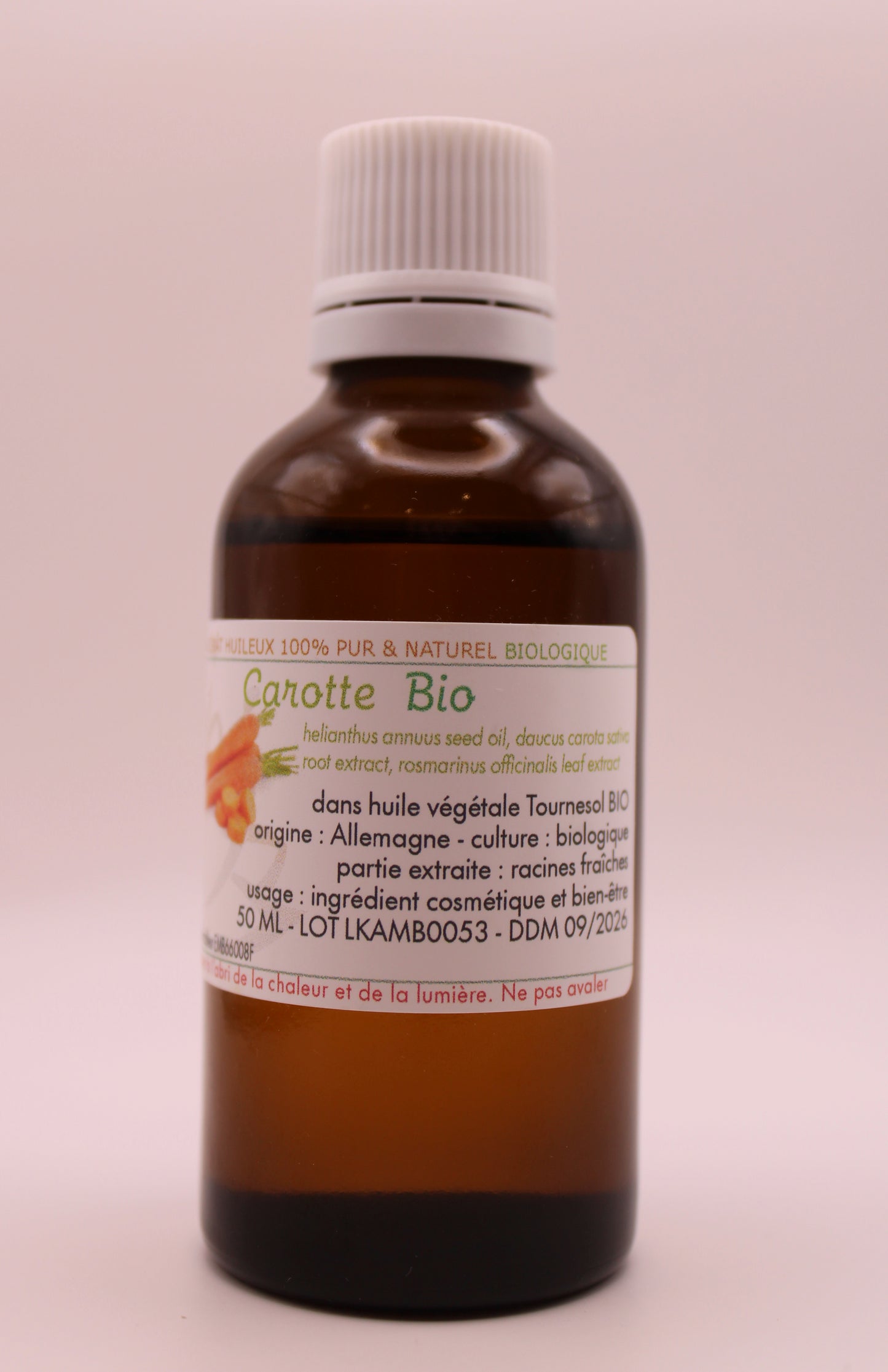 Macérât Huileux BIO de Carotte