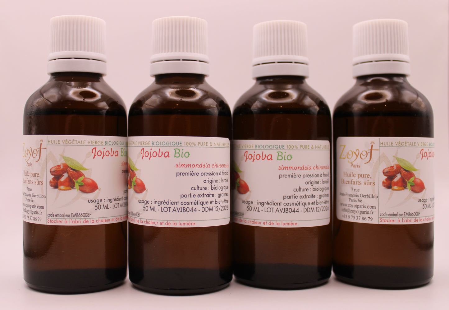 Huile Végétale BIO de Jojoba – 50 ml