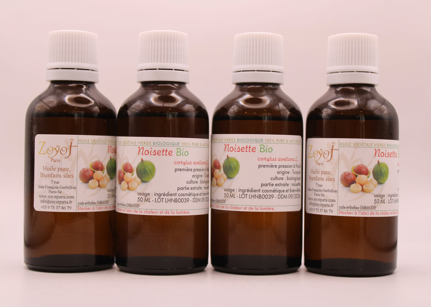 Huile Végétale BIO de Noisette