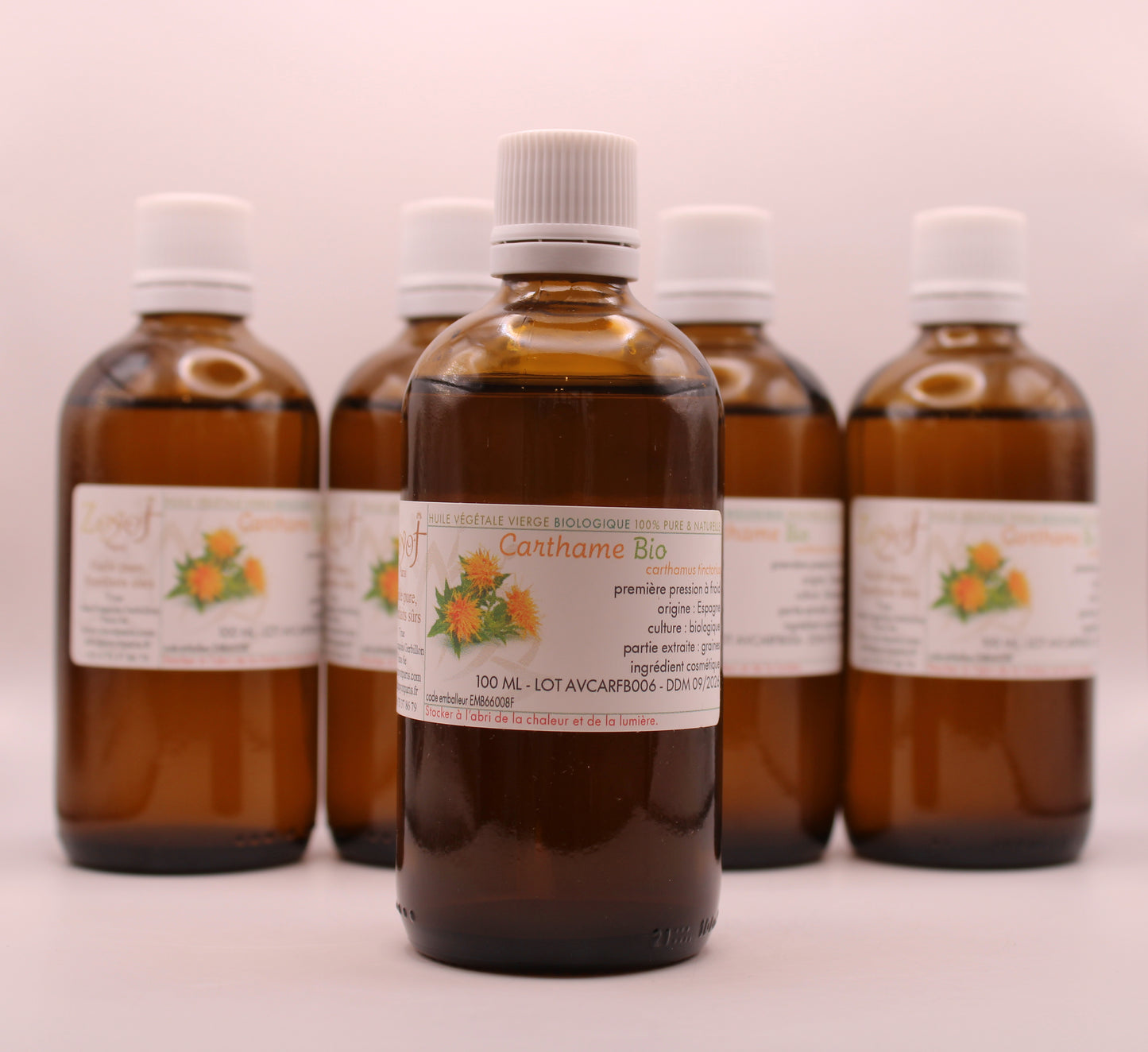 Huile Végétale de Carthame – 100 ml