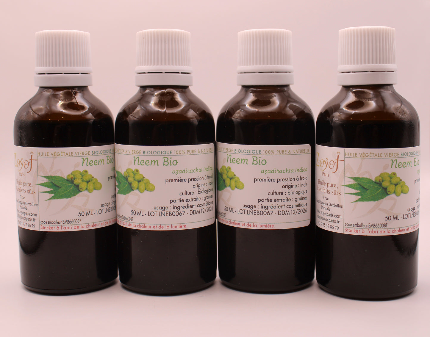 Huile Végétale BIO de Neem – 50 ml