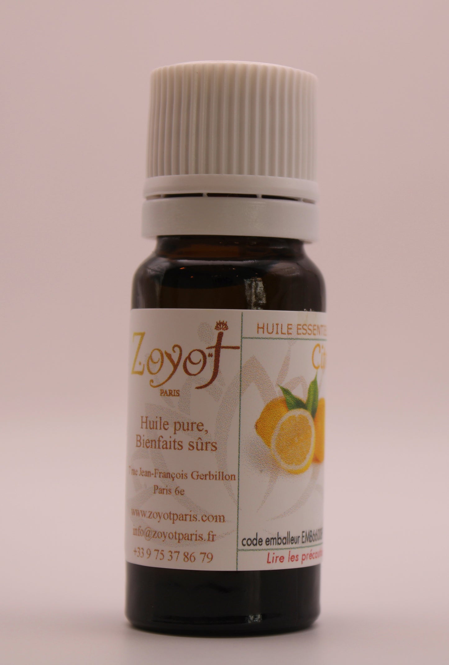 Huile Essentielle BIO de Citron Jaune