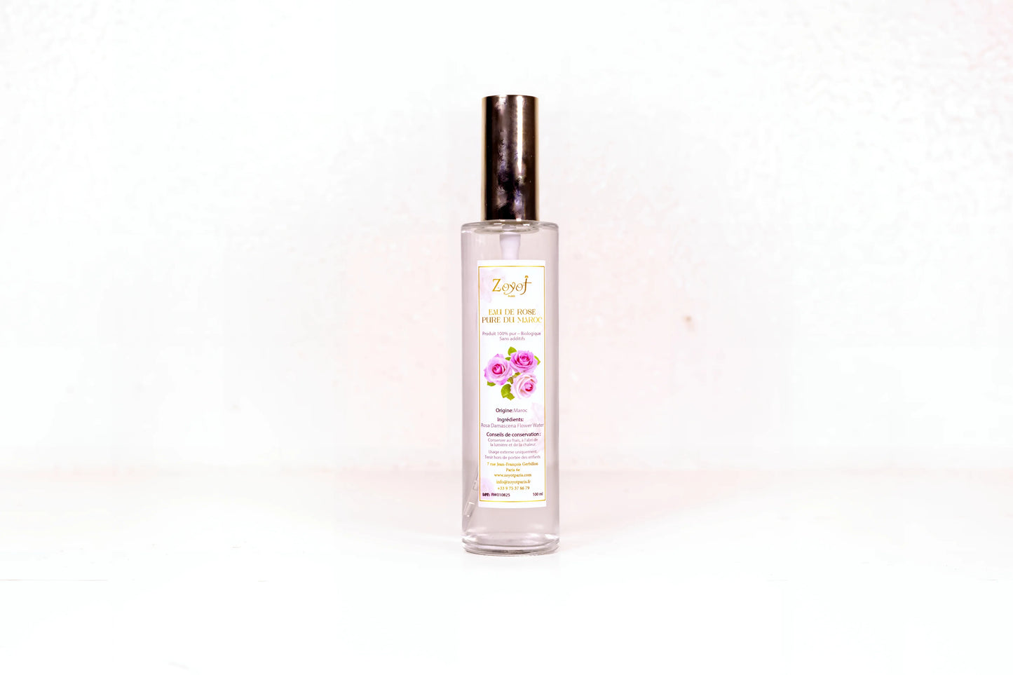 Eau de rose pure du Maroc - ZOYOT PARIS