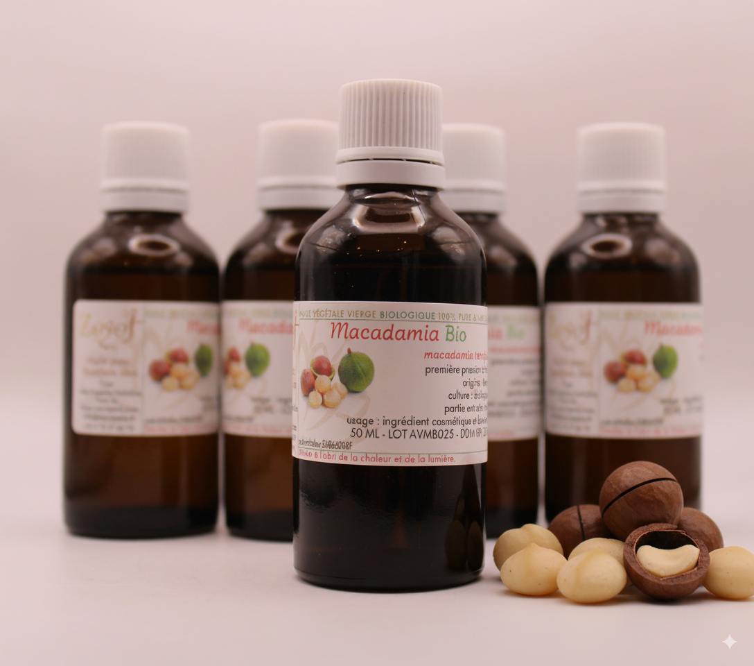 Huile Végétale BIO de Macadamia – 50 ml