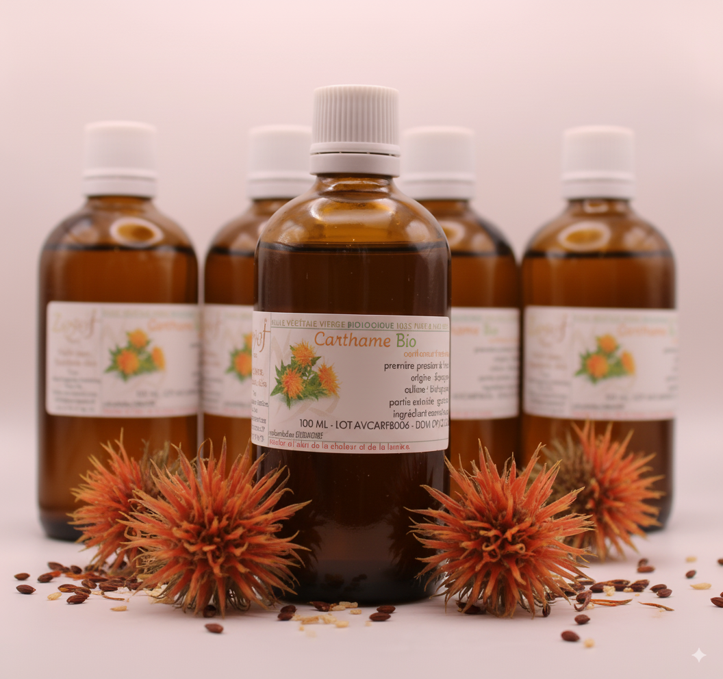 Huile Végétale de Carthame – 100 ml