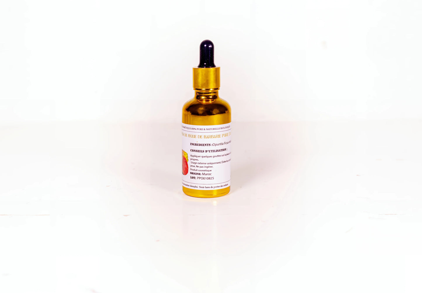 Huile de pépins de figue de barbarie pure du Maroc - ZOYOT PARIS