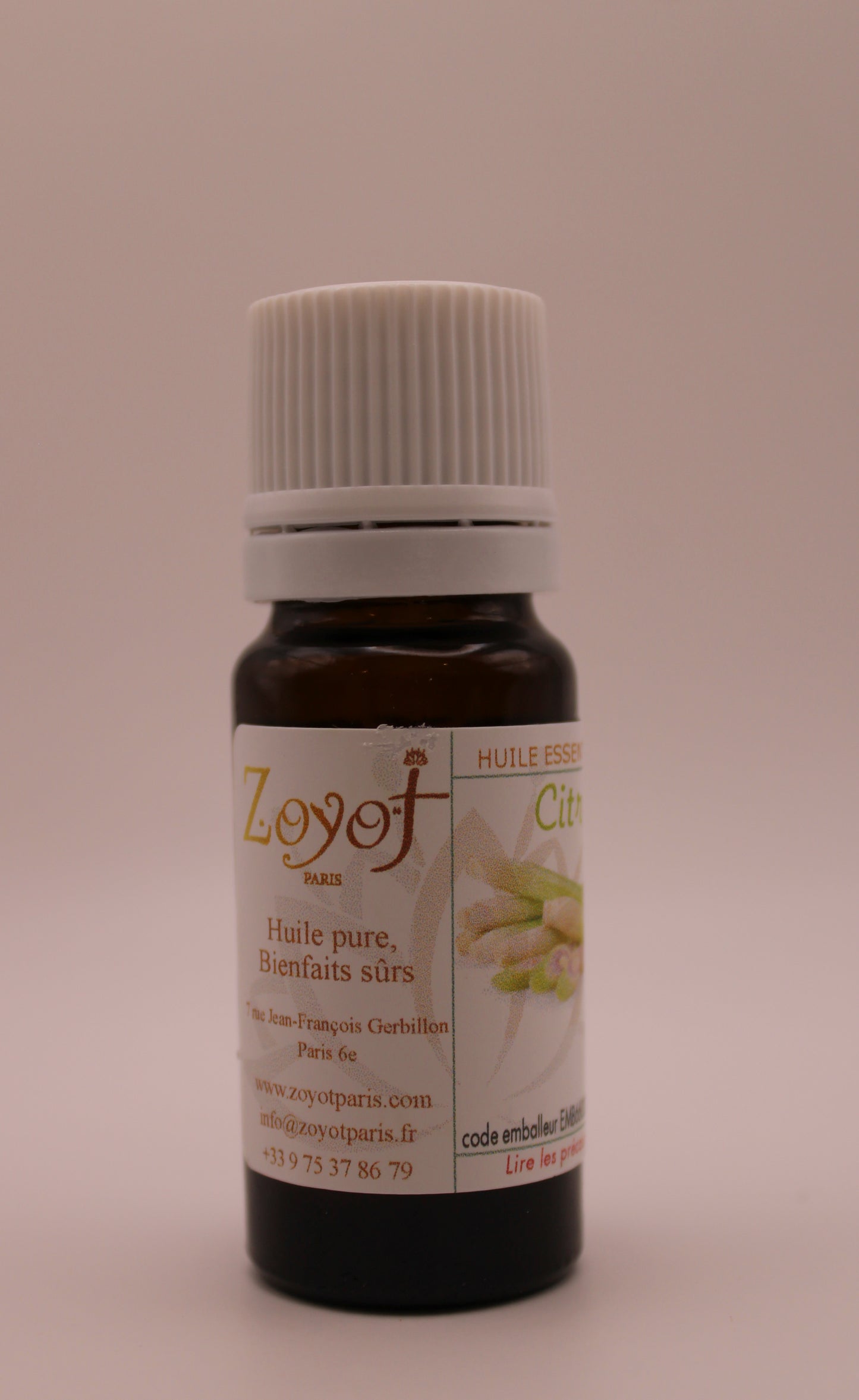 Huile Essentielle BIO de Citronnelle de Java