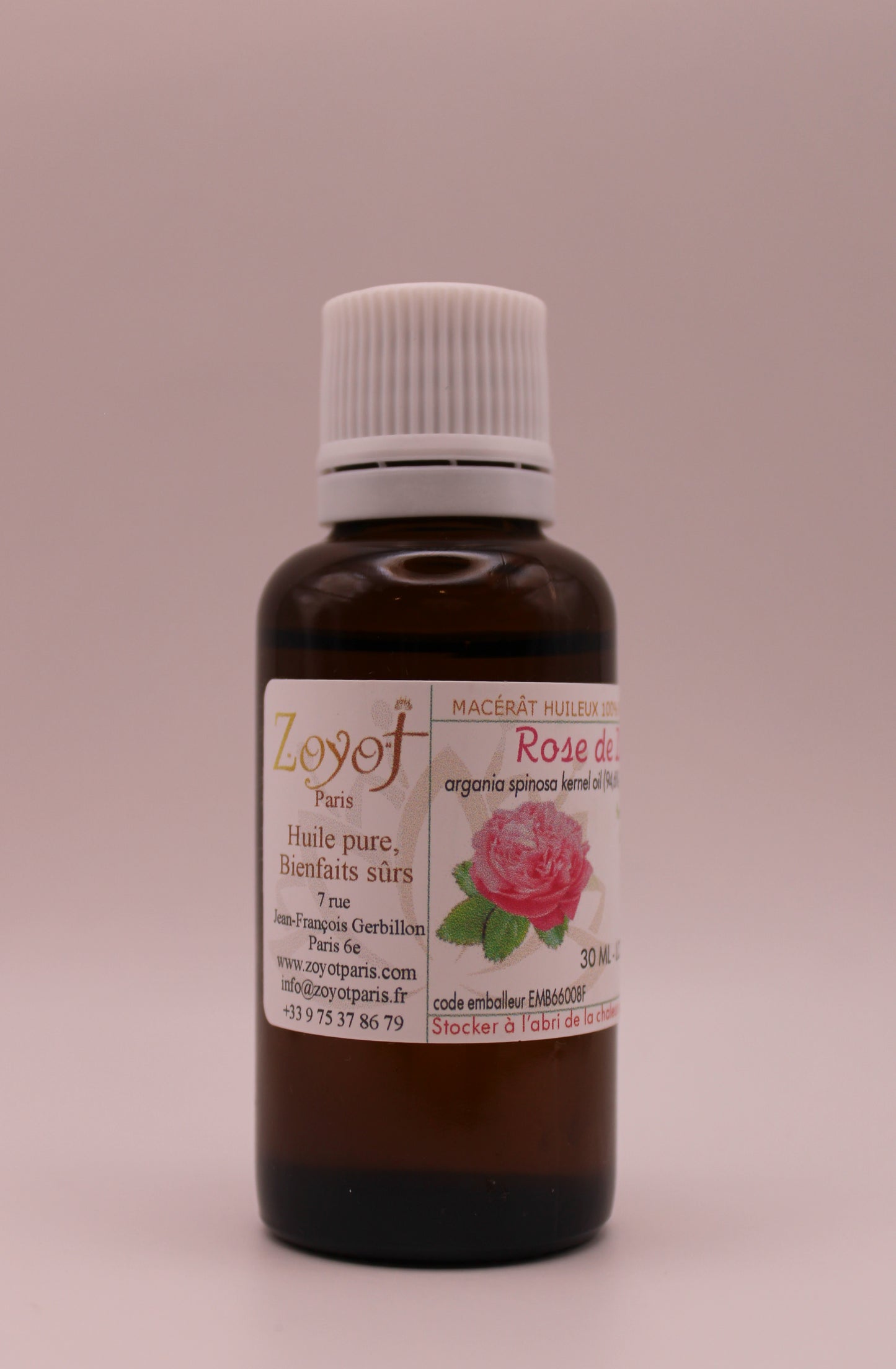 Macérât Huileux BIO de Rose à l’Huile d’Argan