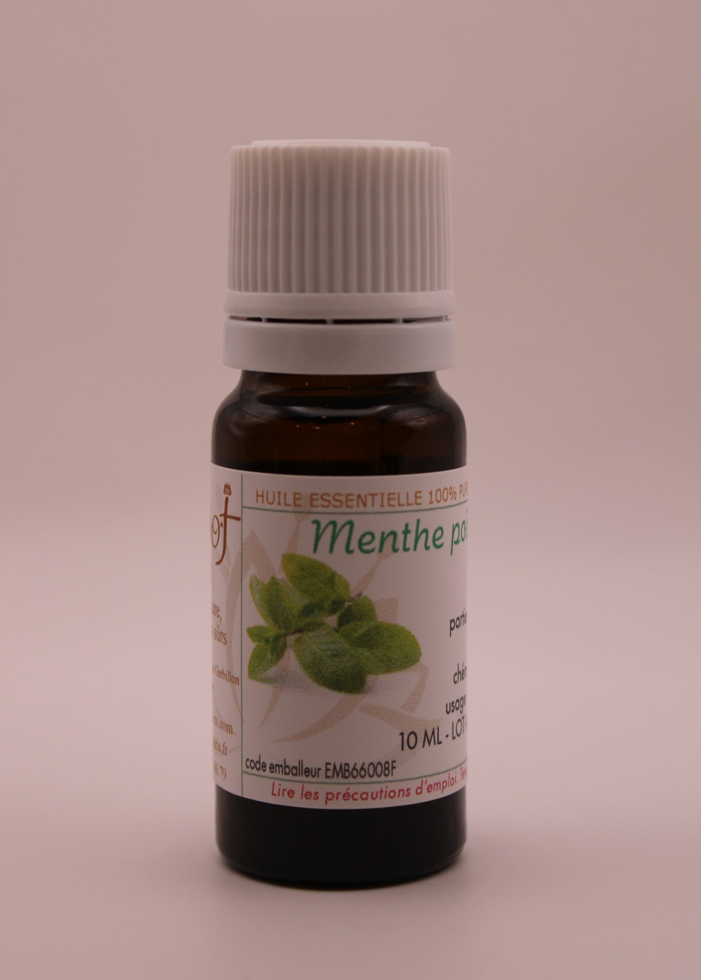 Huile Essentielle BIO de Menthe Poivrée