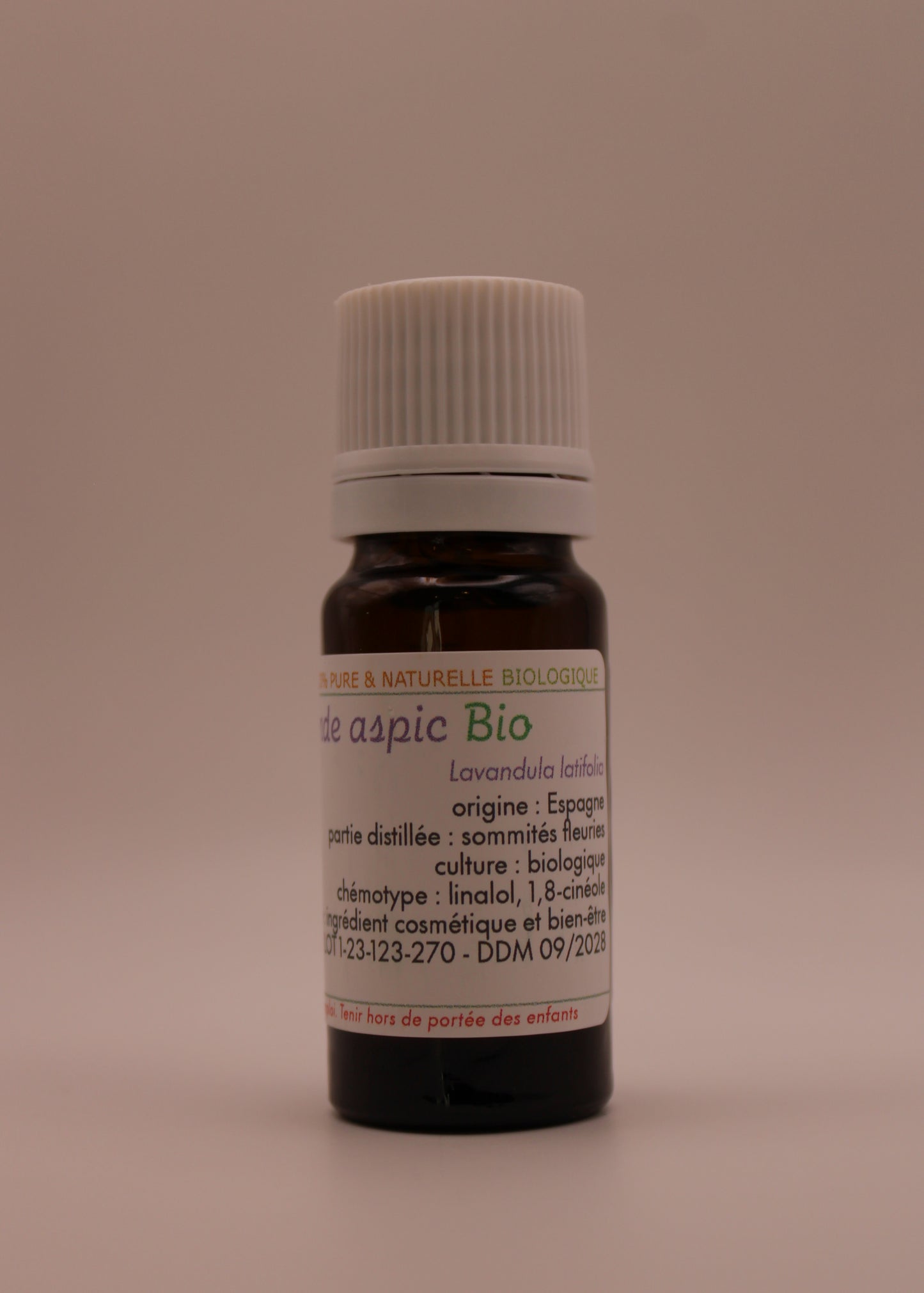 Huile Essentielle BIO de Lavande Aspic