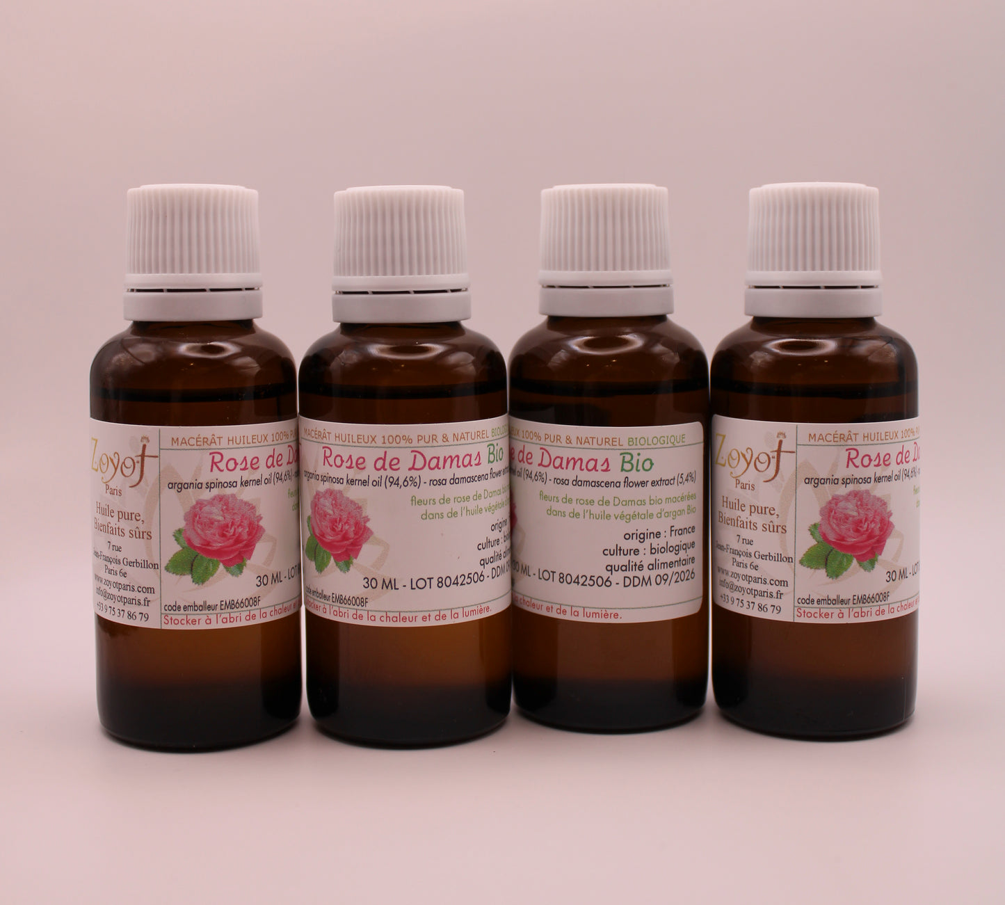 Macérât Huileux BIO de Rose à l’Huile d’Argan