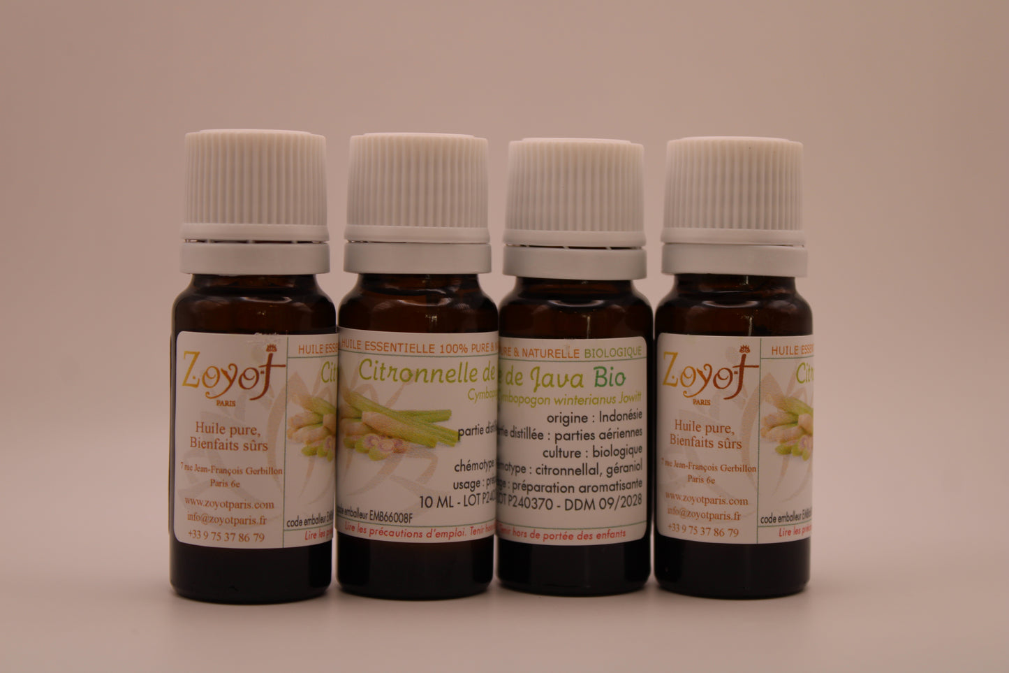 Huile Essentielle BIO de Citronnelle de Java