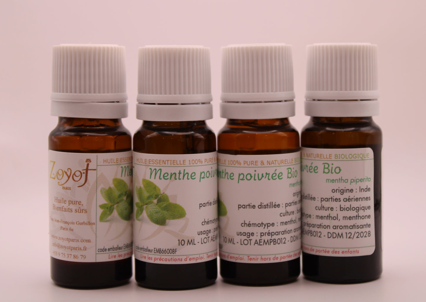 Huile Essentielle BIO de Menthe Poivrée