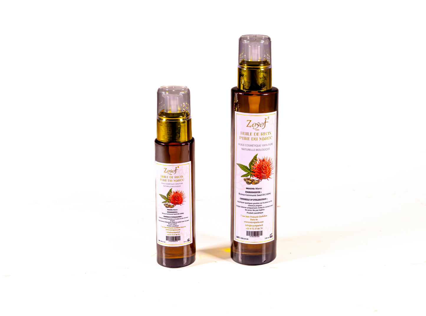 Huile de Ricin Pure du Maroc