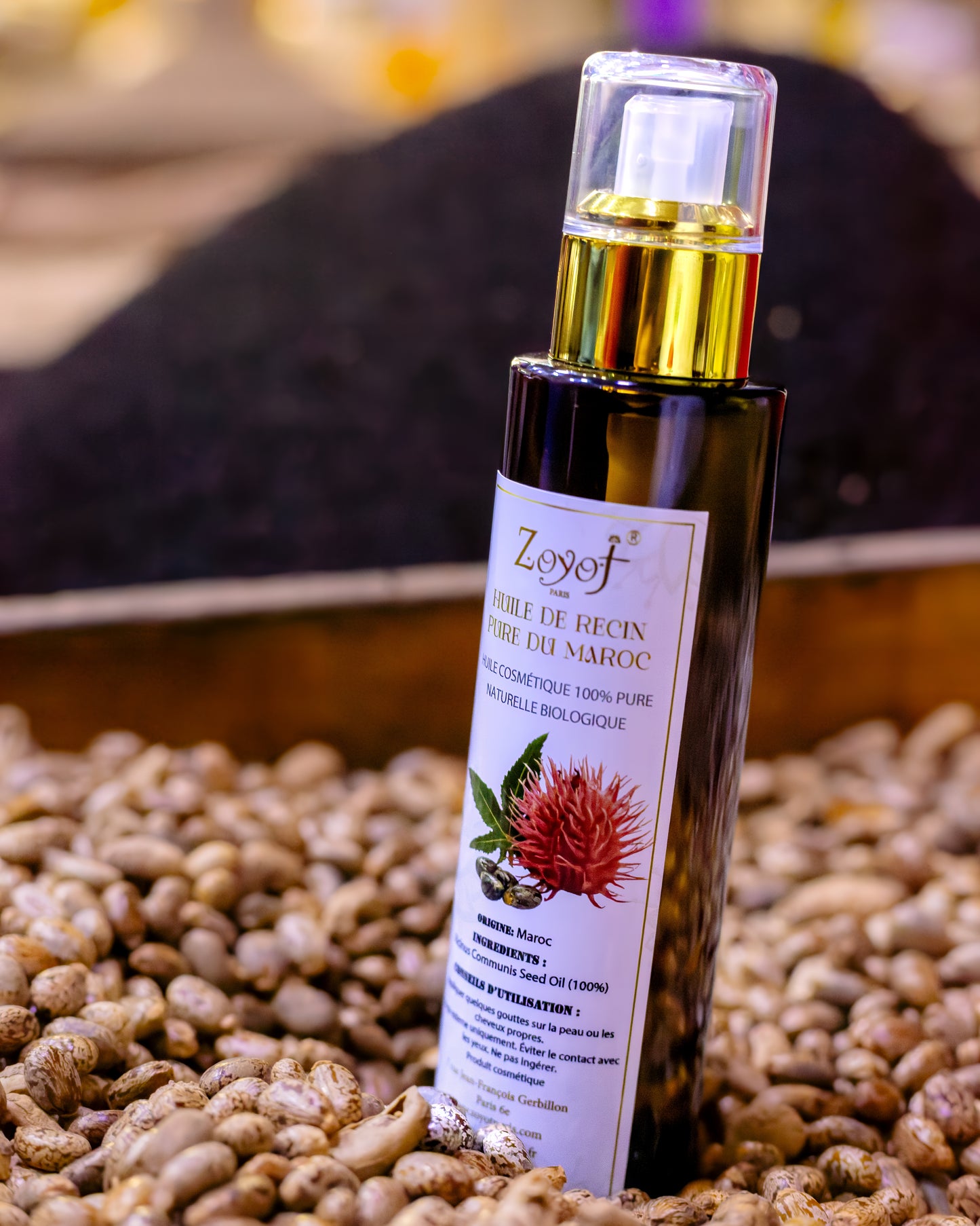 Huile de Ricin Pure du Maroc