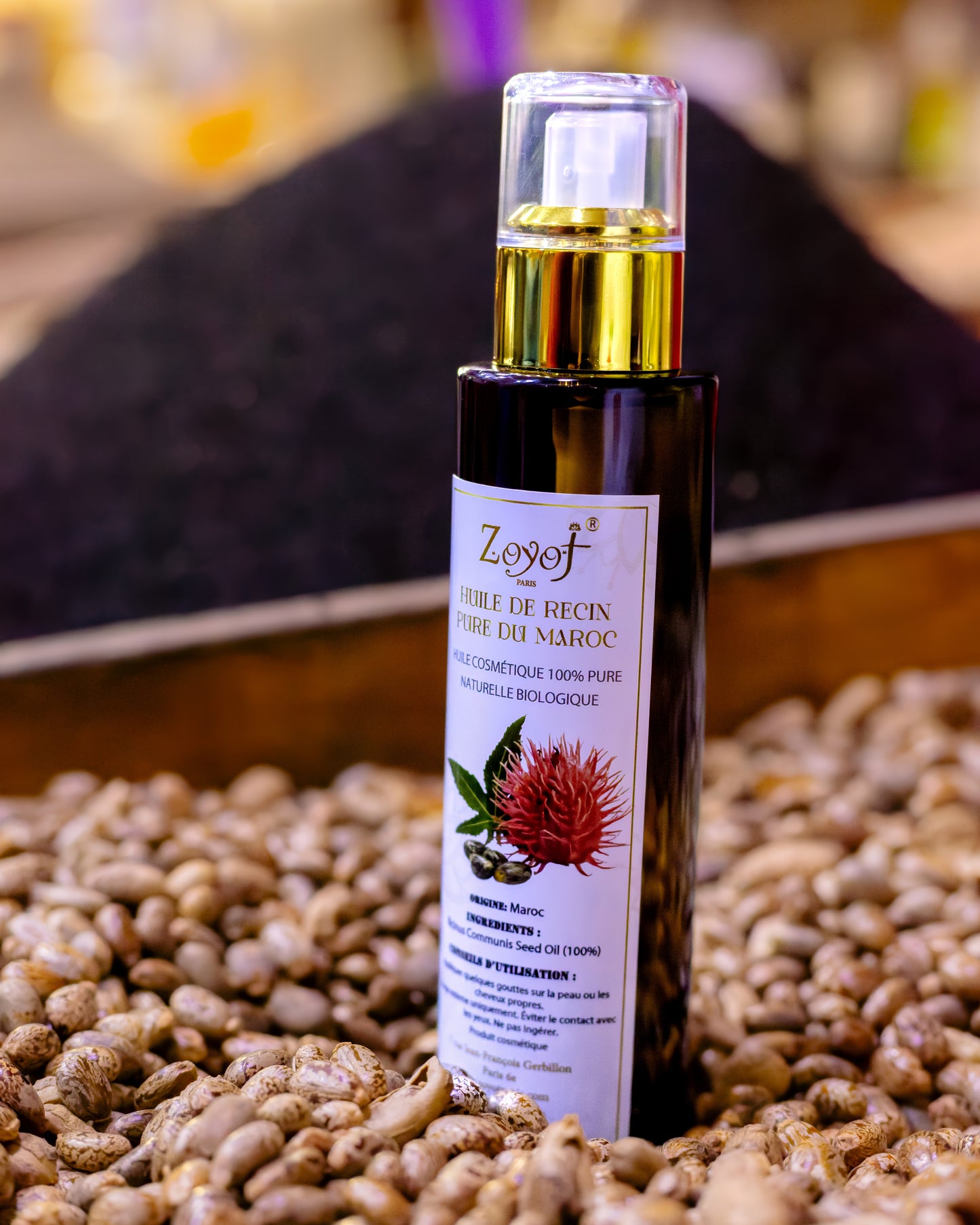 Huile de Ricin Pure du Maroc