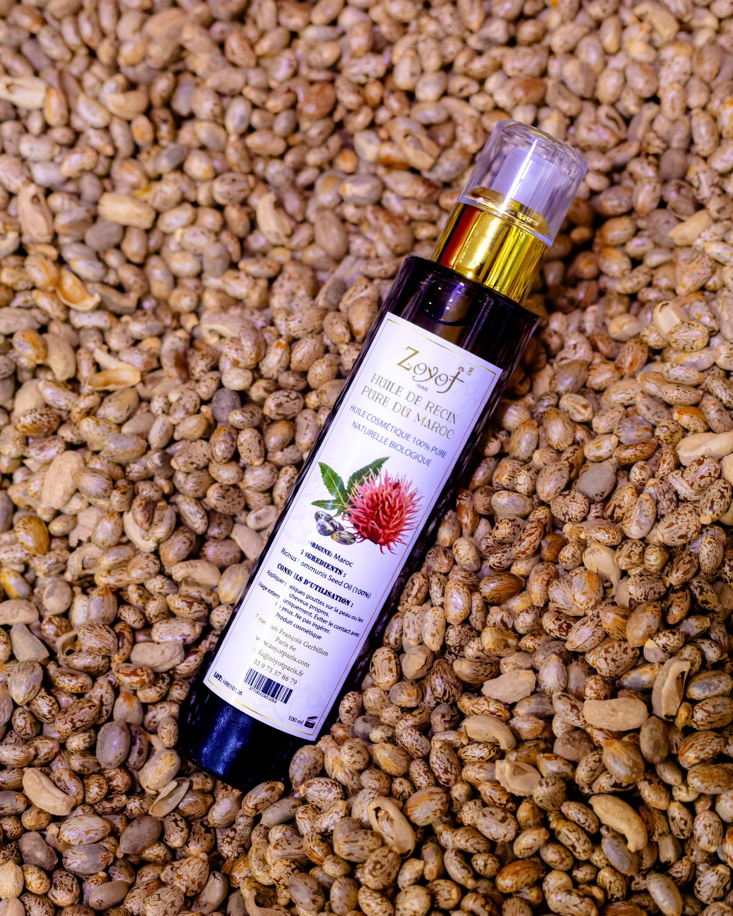 Huile de Ricin Pure du Maroc