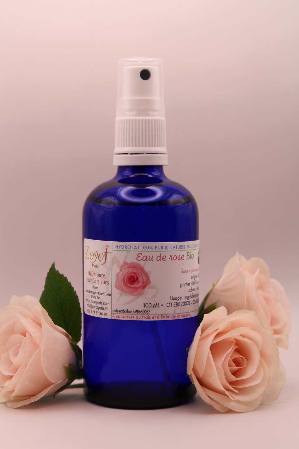 Eau de Rose Bio – Fabriquée en France