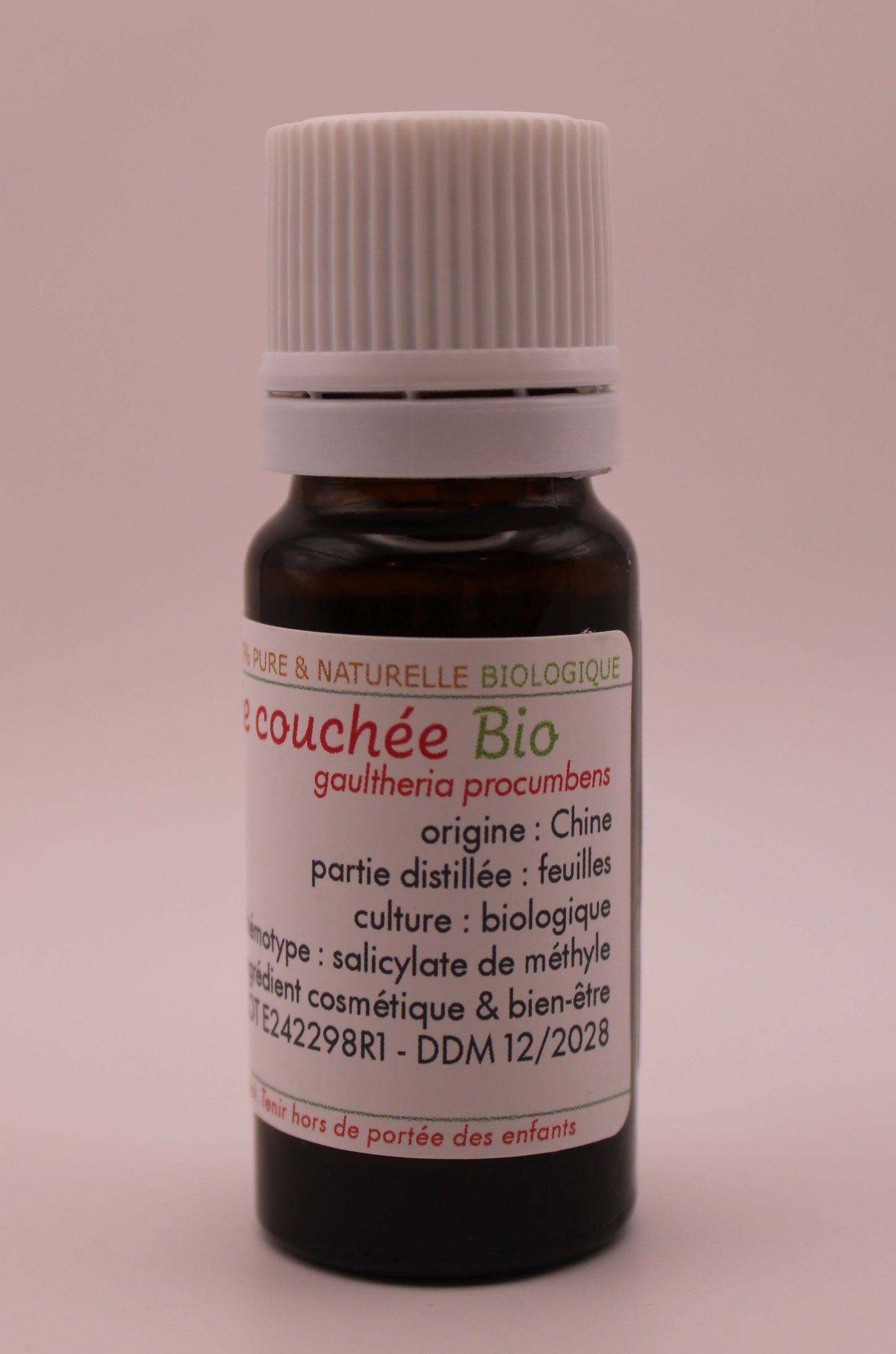 Huile Essentielle BIO de Gaulthérie Couchée