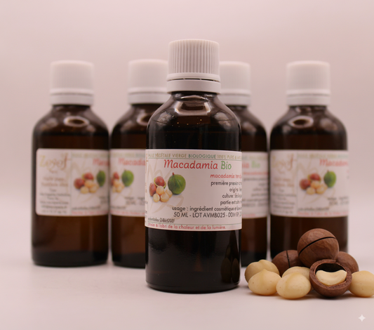Huile Végétale BIO de Macadamia – 50 ml
