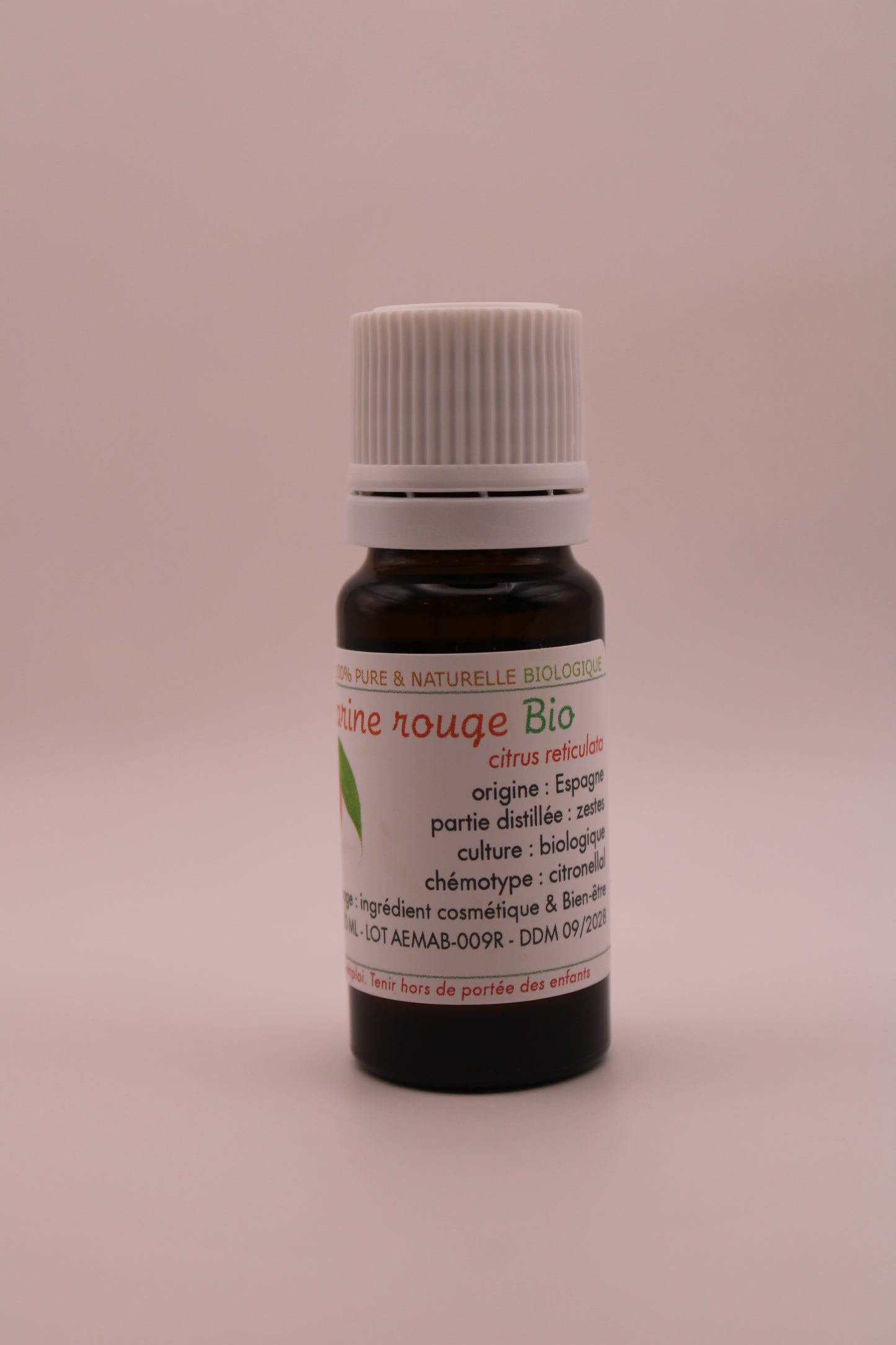 Huile Essentielle BIO de Mandarine Rouge