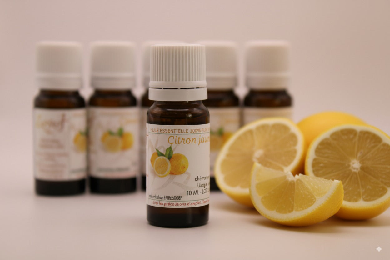 Huile Essentielle BIO de Citron Jaune