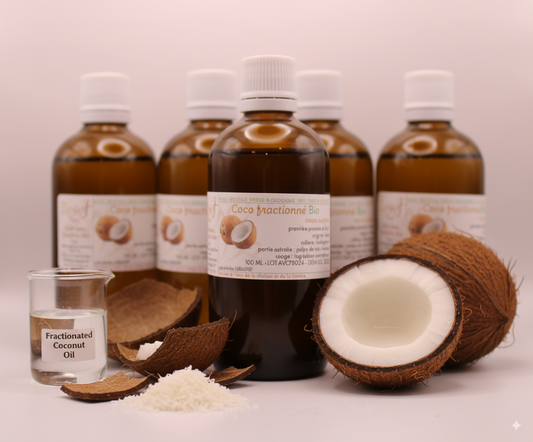 Huile Végétale BIO de Coco Fractionné – 100 ml