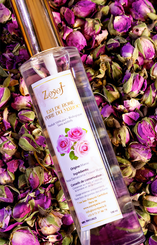 Eau de rose pure du Maroc