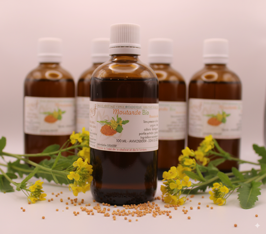 Huile Végétale BIO de Moutarde – 50 ml