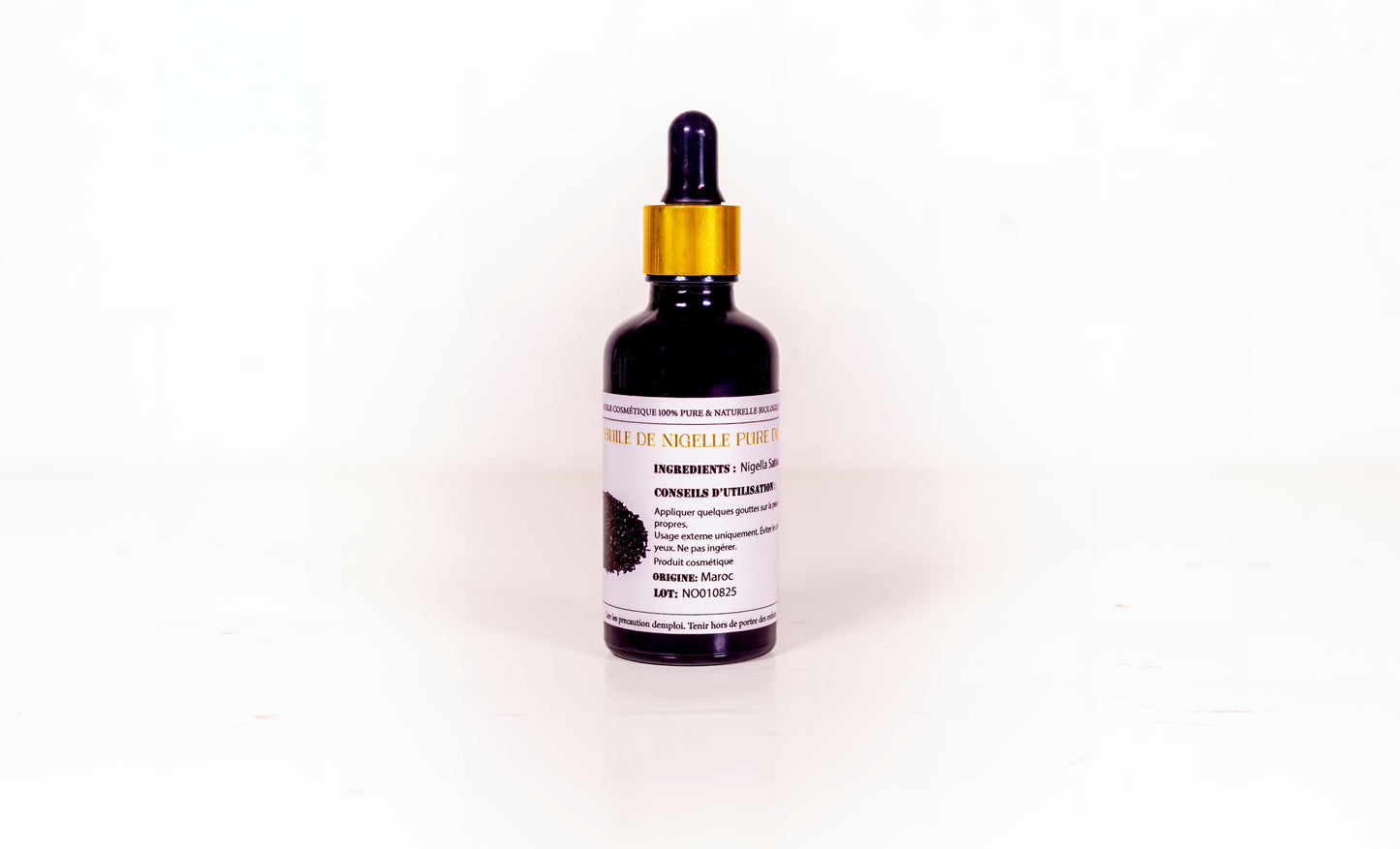 Huile de nigelle pure du Maroc
