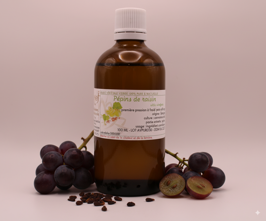 Huile Végétale BIO de Pépins de Raisin