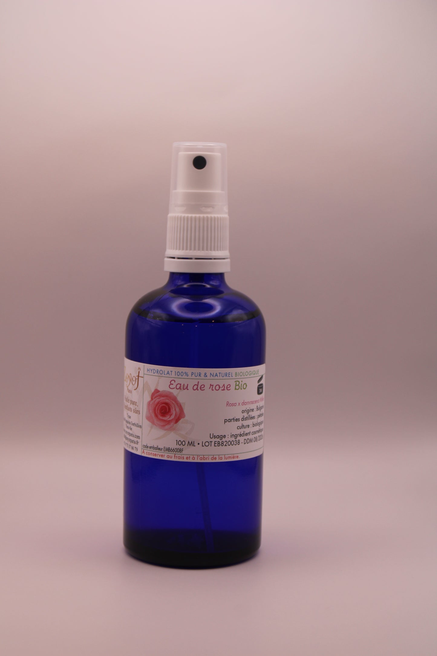 Eau de Rose Bio – Fabriquée en France